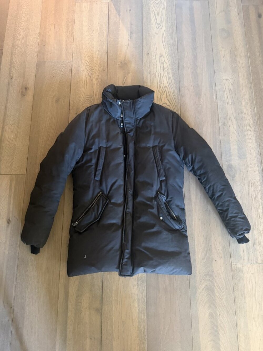 Mackage Down Parka Coat Black Men 38 Winter